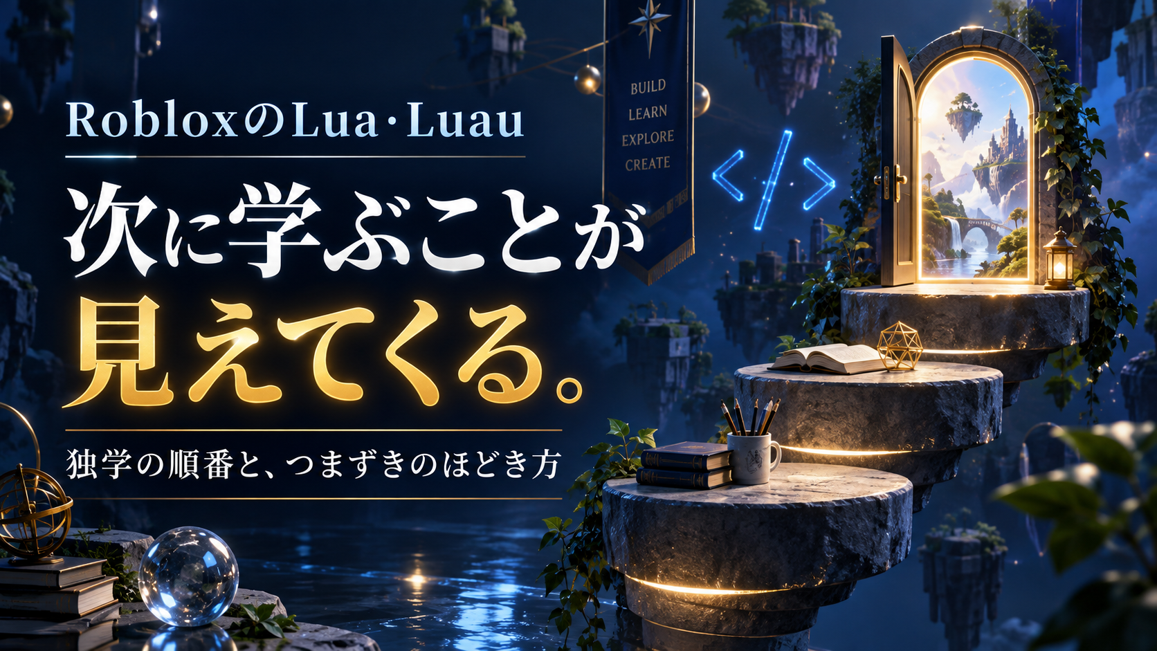 RobloxのLua・Luauを学び、小さな作品へ進む独学のロードマップ